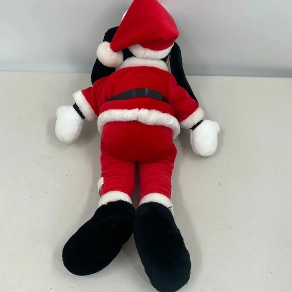 The Walt DISNEY Company Vintage GOOFY Santa Very CLEAN Christmas 18" Plush Soft - Picture 3 of 5